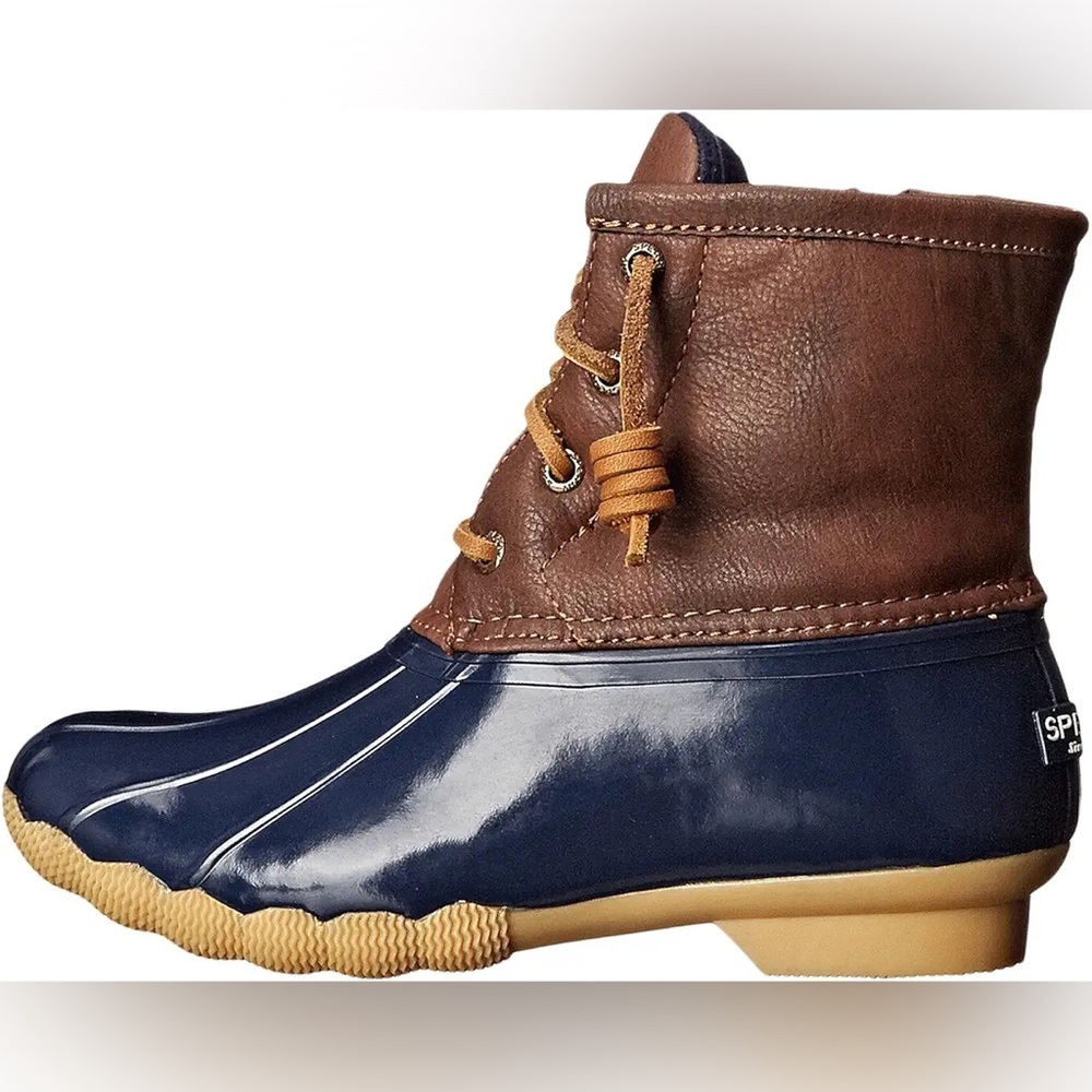 Sperry Saltwater Boots Big Kids Waterproof Duck Boots Size 6M - Picture 6 of 8